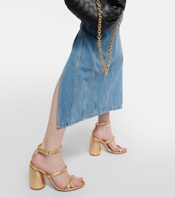 Adrie metallic leather sandals | Gianvito Rossi