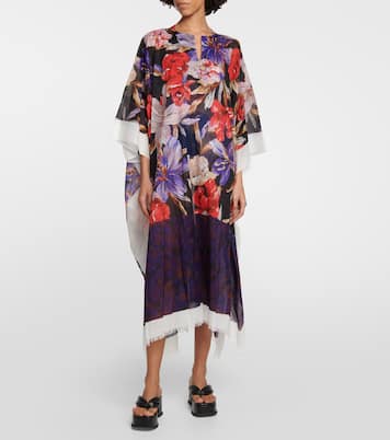 Printed cotton beach dress | Dries Van Noten