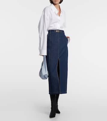 Gonna midi di jeans  | Patou