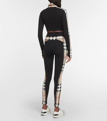 Leggings in jersey Burberry Check | Burberry
