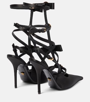 Verzierte Pumps Medusa aus Satin | Versace