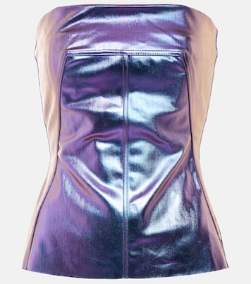 Strapless denim top | Rick Owens