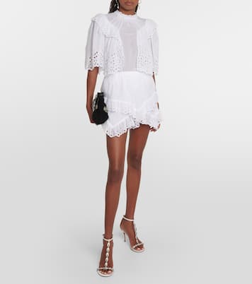 Bestickte Shorts Kaddy aus Baumwolle | Marant Etoile