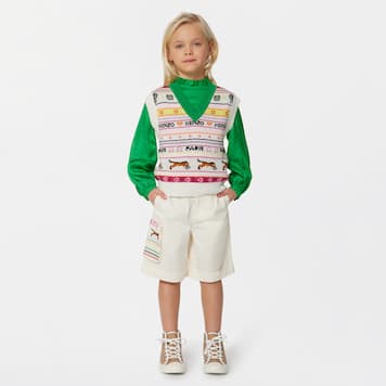 Chaleco en mezcla de algodón | Kenzo Kids