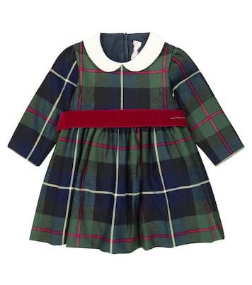 Baby Kleid mit Samt | Il Gufo