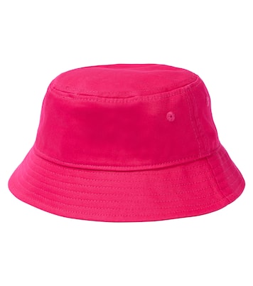 Cappello da pescatore in canvas con logo | Palm Angels Kids