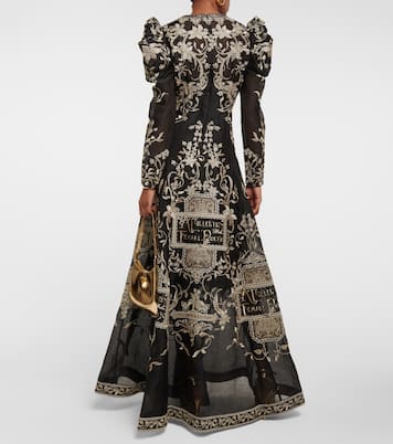 Bestickte Robe Lyrical | Zimmermann