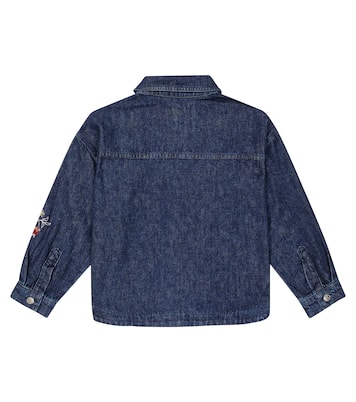 Bestickte Hemdjacke Florencia aus Denim | The New Society