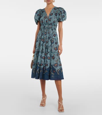 Midikleid Eloisa aus einem Baumwollgemisch | Ulla Johnson