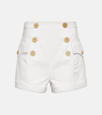 Shorts di jeans a vita alta | Balmain