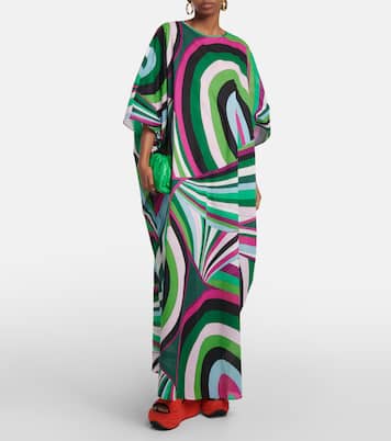Robe longue Iride en coton | Pucci