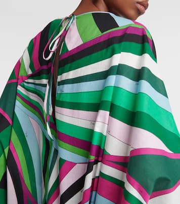Robe longue Iride en coton | Pucci