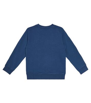 Felpa in pile di cotone con logo | Stella McCartney Kids