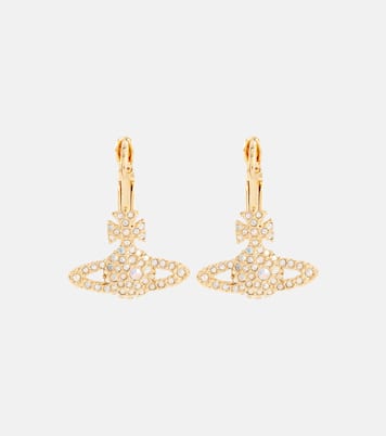 Ohrringe Grace Bas Relief mit Kristallen | Vivienne Westwood