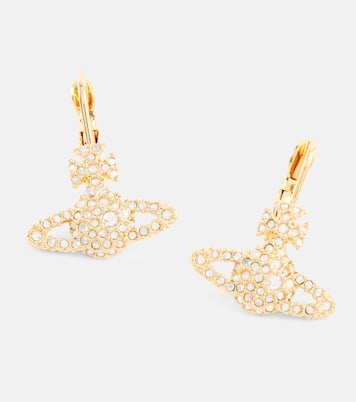 Ohrringe Grace Bas Relief mit Kristallen | Vivienne Westwood