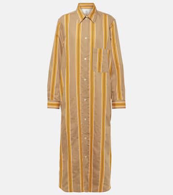 Abito chemisier in misto cotone jacquard | Toteme