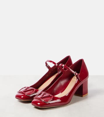 Salones Mary Jane VLogo Signature de piel | Valentino Garavani