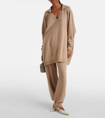 Pantaloni sportivi in cashmere e lana | Stella McCartney