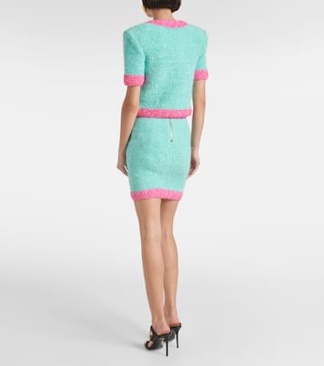 Cropped knit cardigan | Balmain