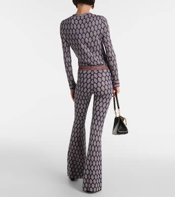Pantalones flared de tiro alto | Etro