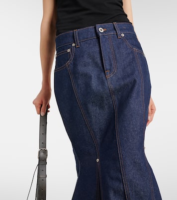 Gonna di jeans lunga a vita alta  | Jean Paul Gaultier