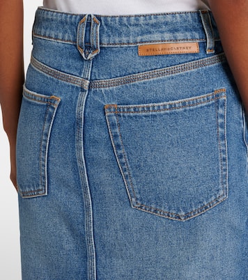Gonna a tubino di jeans a vita media | Stella McCartney