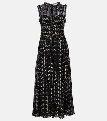 Abito midi Kasia in misto seta | Ulla Johnson