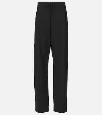 Pantaloni a gamba larga Trenton in lana | Khaite