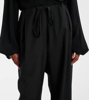 Pantaloni a gamba larga Trenton in lana | Khaite