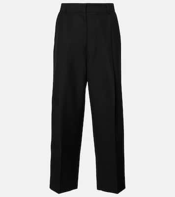 Pantaloni regular in twill a vita alta | Toteme