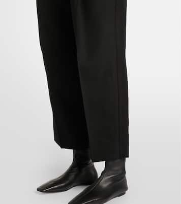Pantaloni regular in twill a vita alta | Toteme