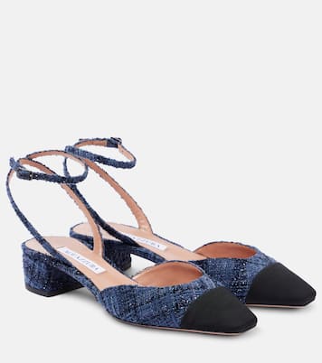 French Flirt 35 tweed pumps | Aquazzura
