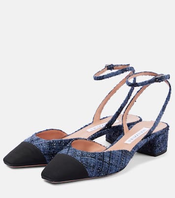French Flirt 35 tweed pumps | Aquazzura