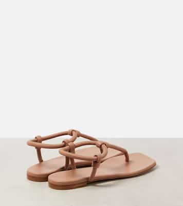 Juno leather thong sandals | Gianvito Rossi
