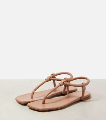 Juno leather thong sandals | Gianvito Rossi