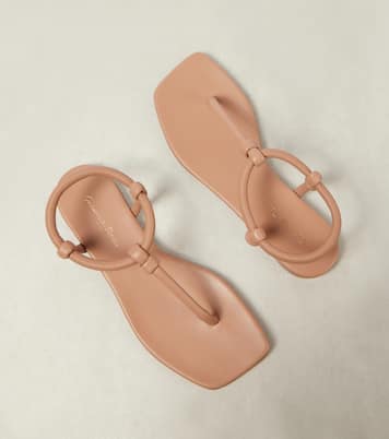 Juno leather thong sandals | Gianvito Rossi