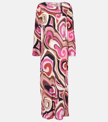 Robe longue Alondra imprimée | Rixo