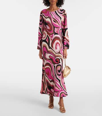 Robe longue Alondra imprimée | Rixo