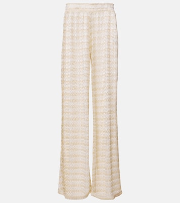Pantaloni a gamba larga Adi con lamé | Melissa Odabash