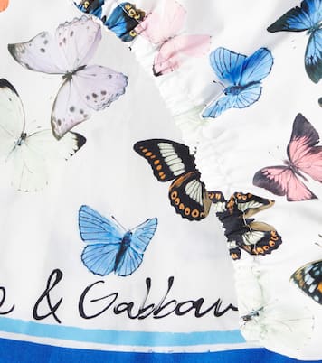 Baby - Set di abito e culottes in cotone | Dolce&Gabbana Kids