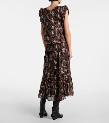 Cardigan Cerza brodé en coton | Marant Etoile