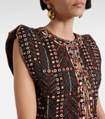 Cardigan Cerza brodé en coton | Marant Etoile