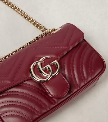 Borsa a spalla GG Marmont Mini in pelle | Gucci