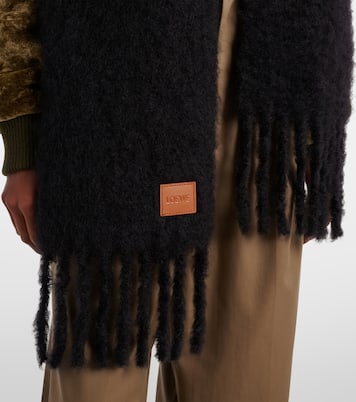 Sciarpa Anagram in misto lana e mohair | Loewe