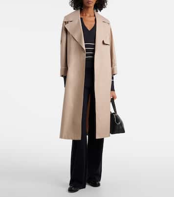Trench oversize in twill | Max Mara