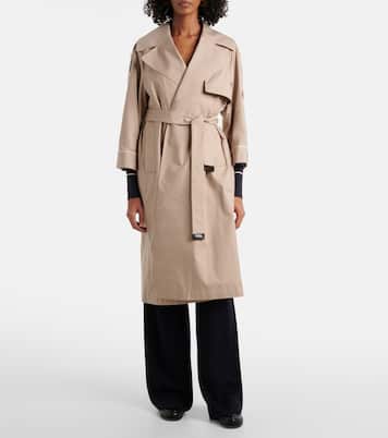 Trench oversize in twill | Max Mara
