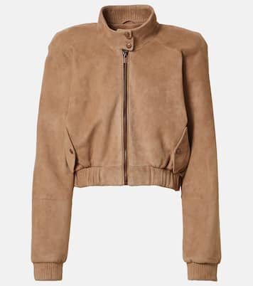 Veste bomber raccourcie en daim | Magda Butrym