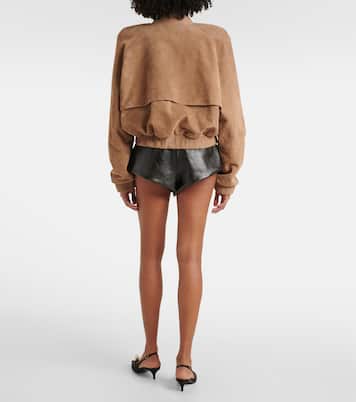 Veste bomber raccourcie en daim | Magda Butrym