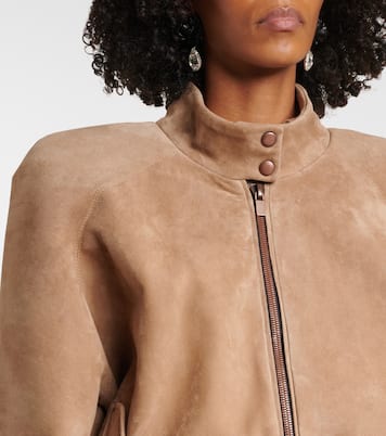 Veste bomber raccourcie en daim | Magda Butrym