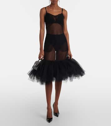 Abito sottoveste con tulle | Simone Rocha